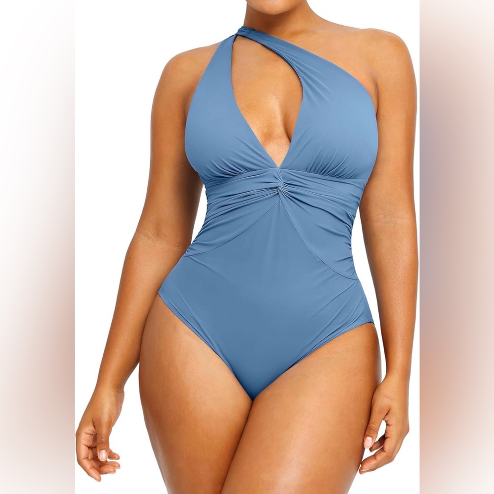 SHAPELLX Women's One Piece Swimsuit Tummy Control